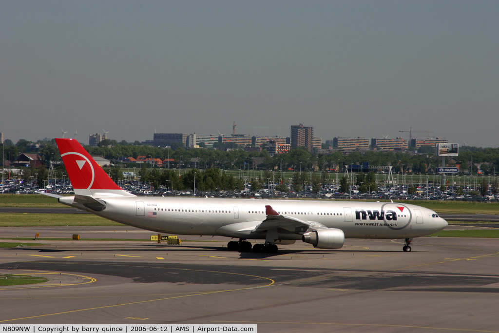 N809NW, 2005 Airbus A330-323 C/N 663, NWA A330