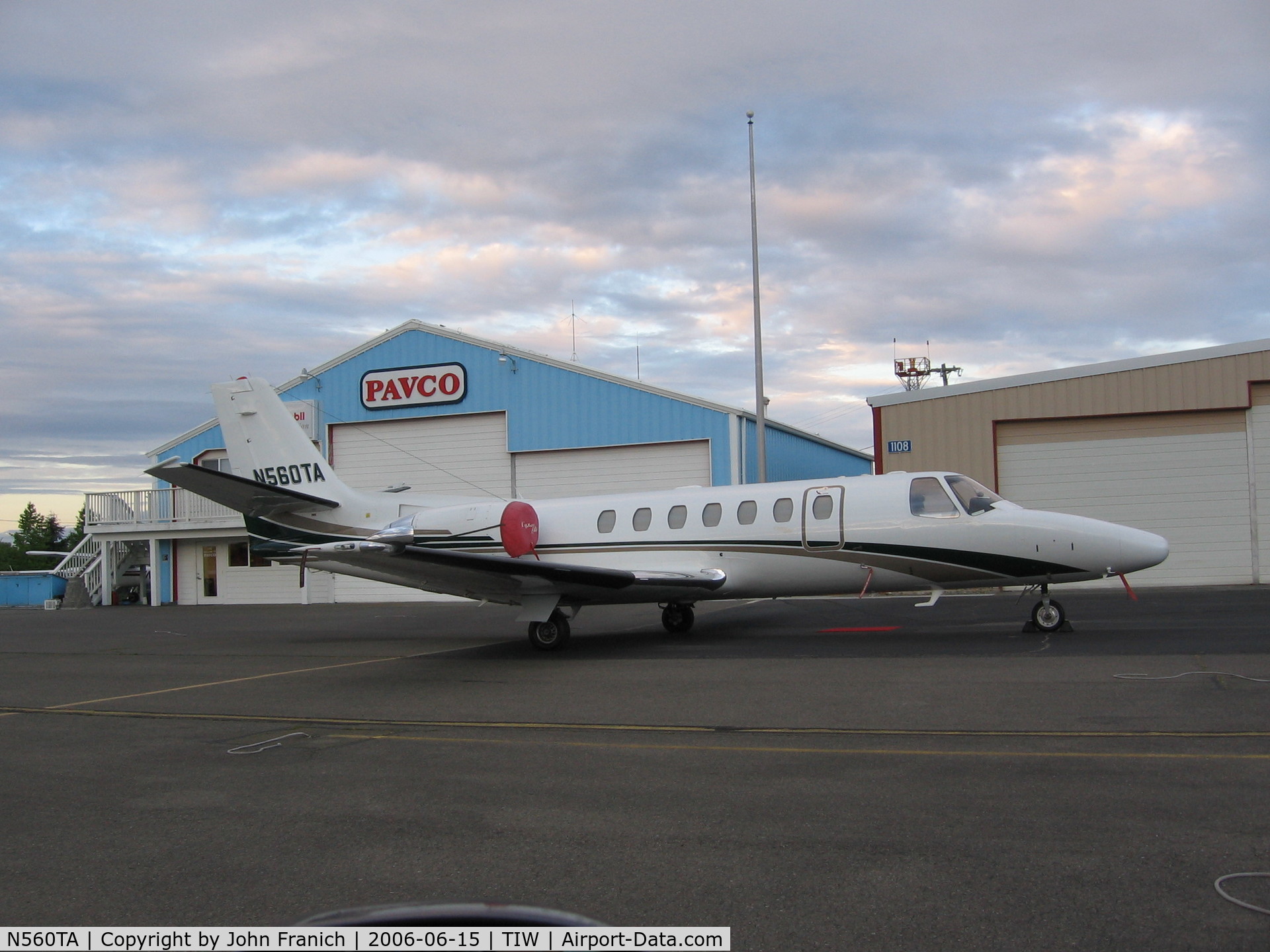 N560TA, 1997 Cessna 560 C/N 560-0430, At Pavco