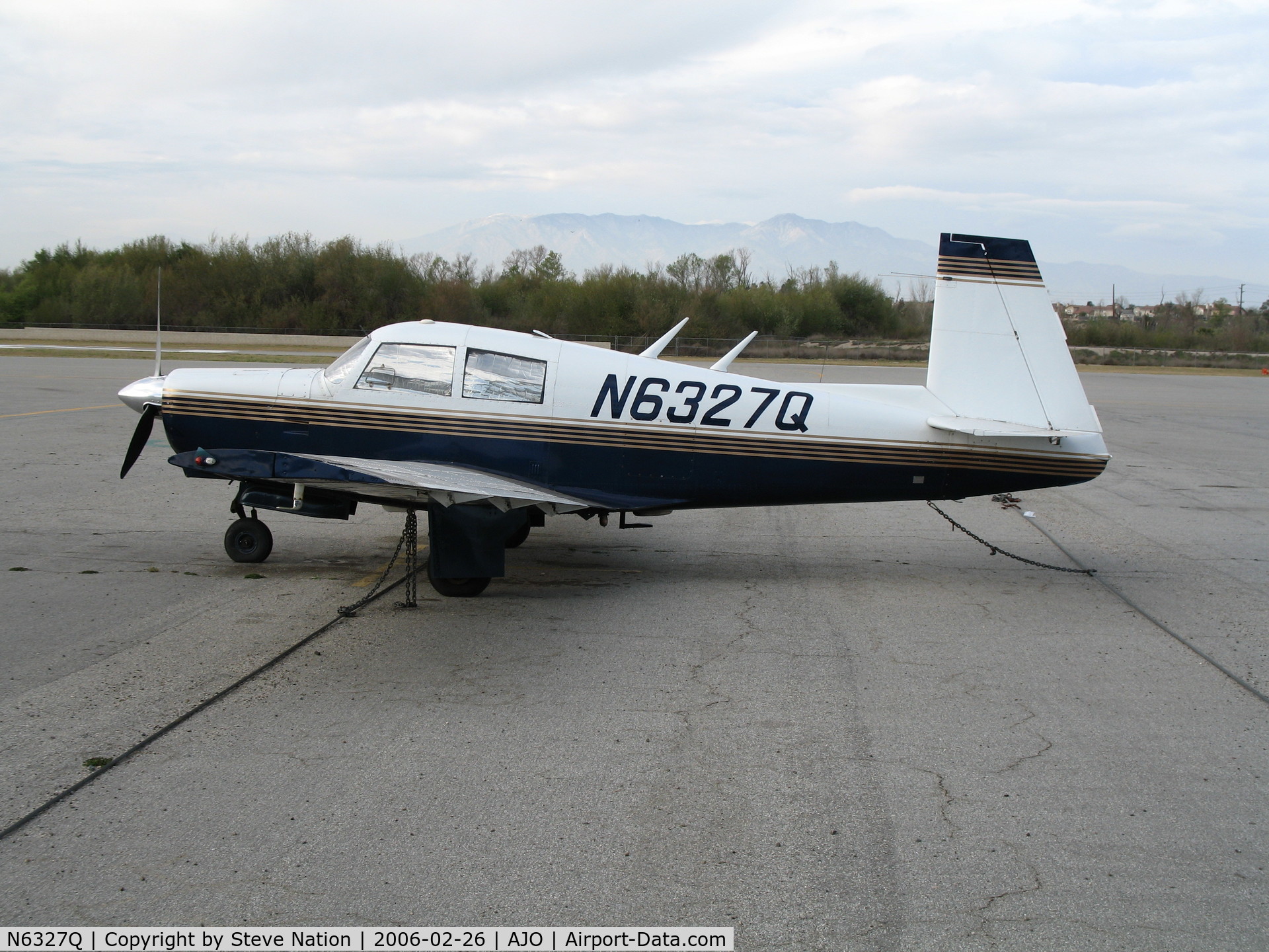 N6327Q, 1967 Mooney M20C Ranger C/N 670126, 1967 Mooney M20C @ Corona Municipal Airport, CA