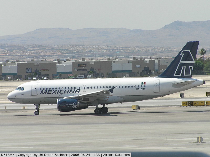 N618MX, 2001 Airbus A319-112 C/N 1618, Las Vegas