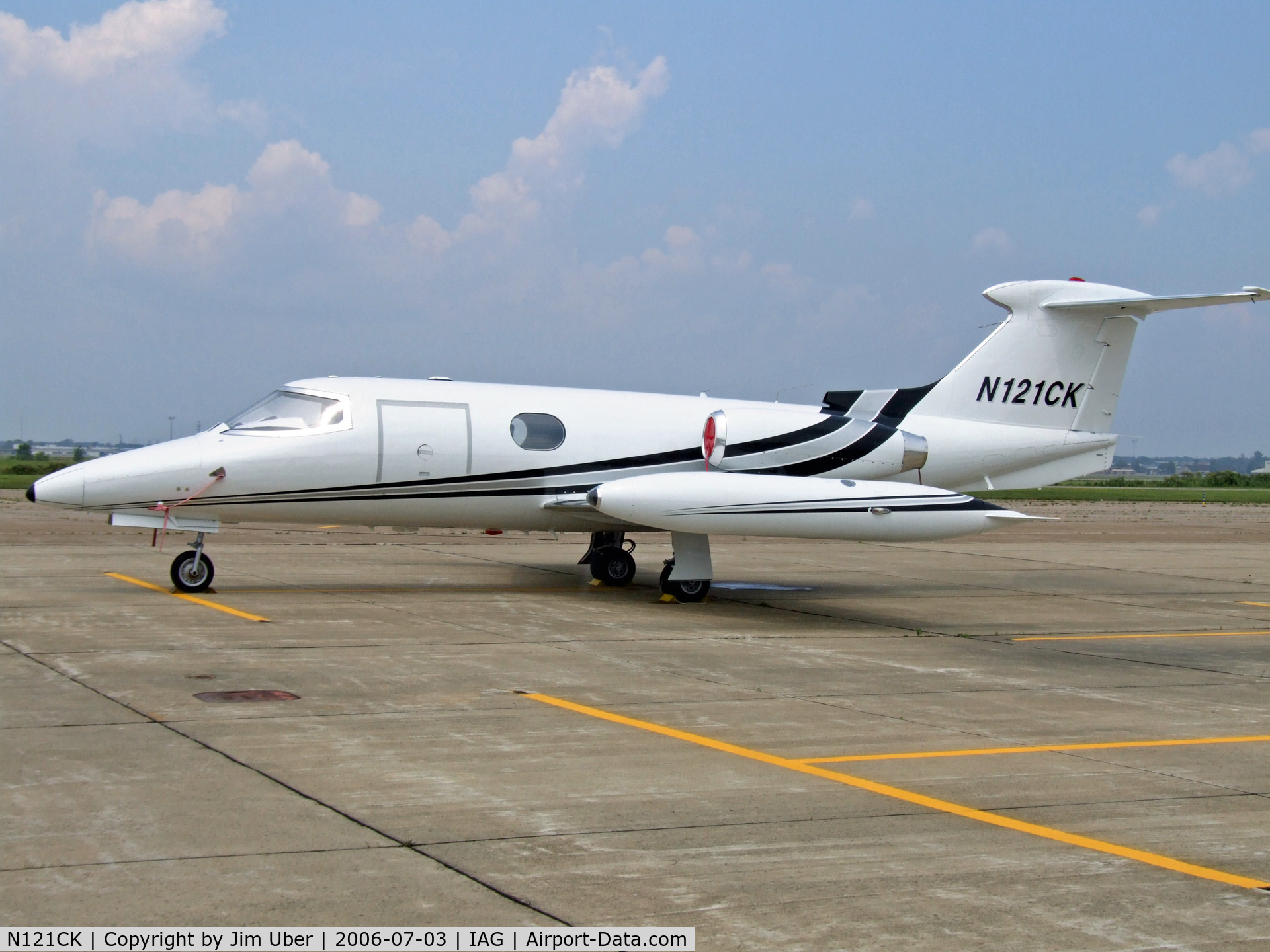 N121CK, 1965 Learjet 23 C/N 23-039, New plane at the 