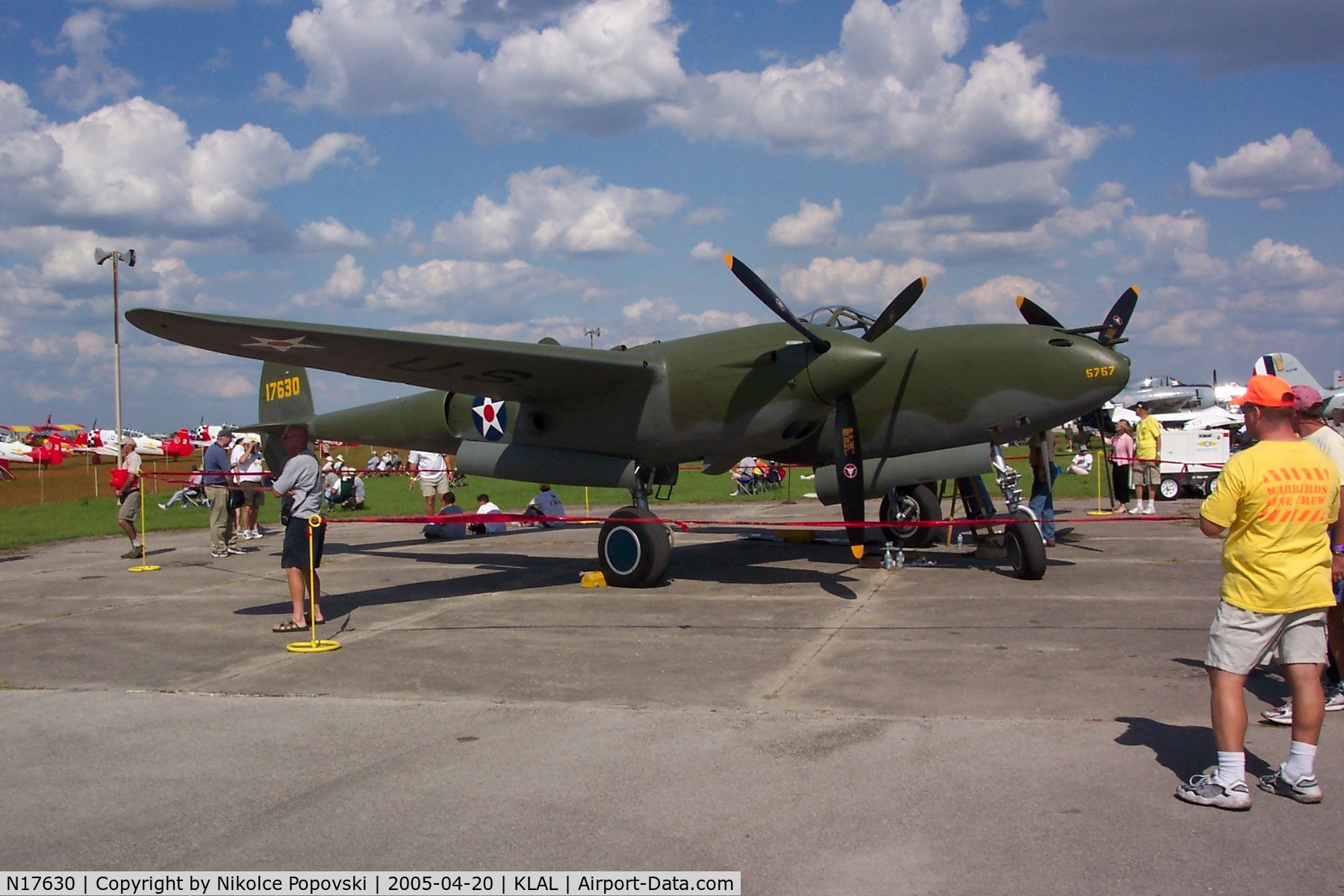 N17630, 1941 Lockheed P-38F C/N 41-7630 (222-5757), 2005 Sun-n-Fun (Lakeland)