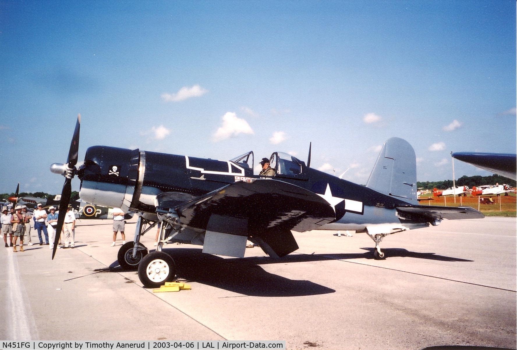 N451FG, 1945 Goodyear FG-1D Corsair C/N 3660, Sun-n-Fun 2003