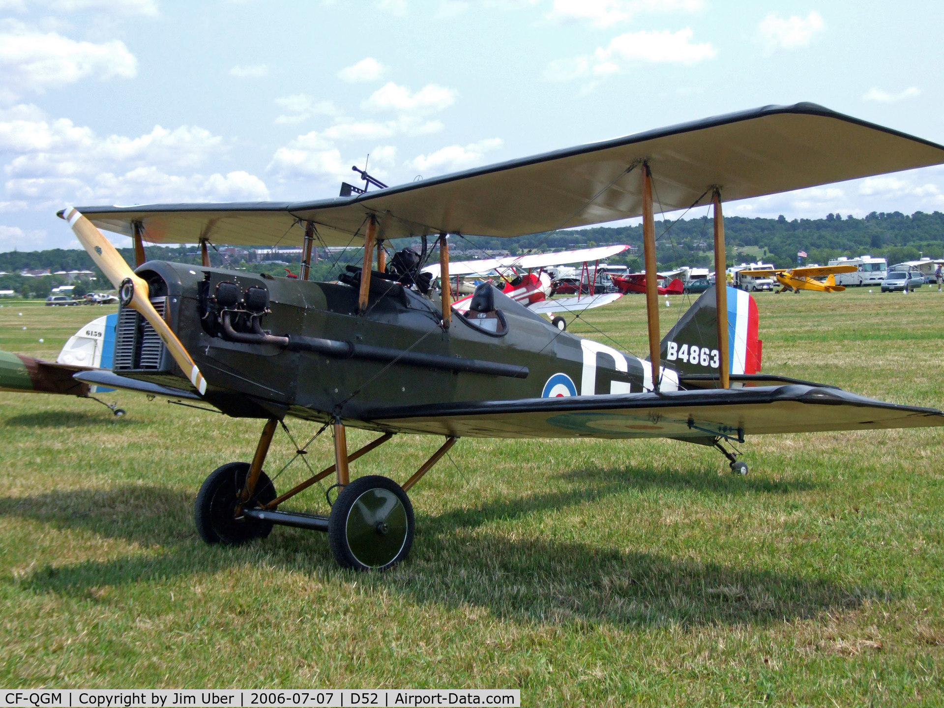 CF-QGM, 1970 Royal Aircraft Factory SE-5A Replica C/N G70 003, another SE-5 replica at Geneseo