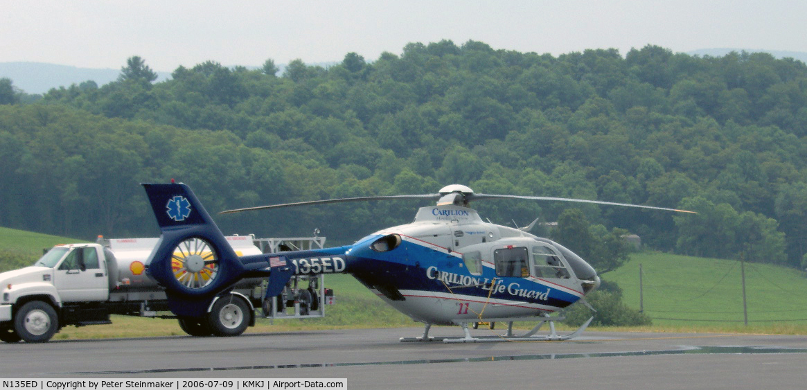 N135ED, 2004 Eurocopter EC-135P-2 C/N 0335, Ready whenever the call comes in.