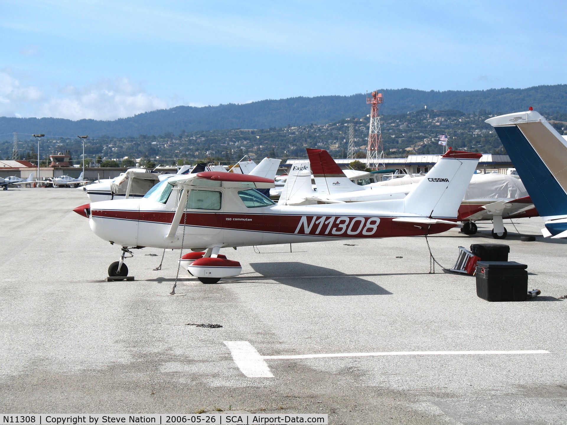 N11308, 1973 Cessna 150L C/N 15075317, 1973 Cessna 150L @ San Carlos Municipal Airport, CA