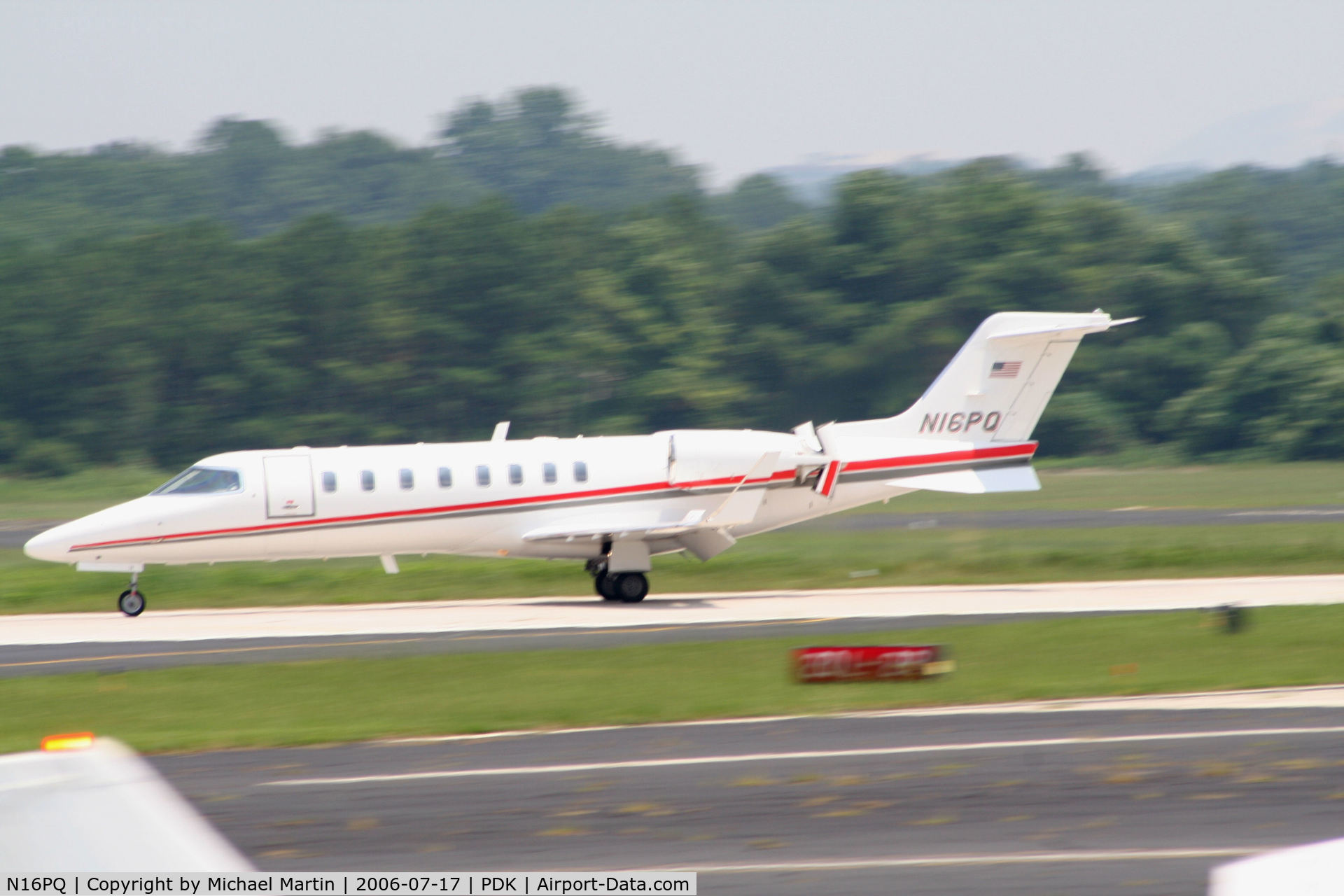 N16PQ, 1999 Learjet 45 C/N 050, Southern Companies returning home to PDK