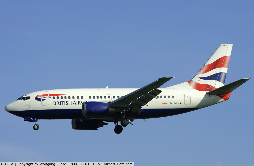 G-GFFA, 1990 Boeing 737-59D C/N 25038, visitor