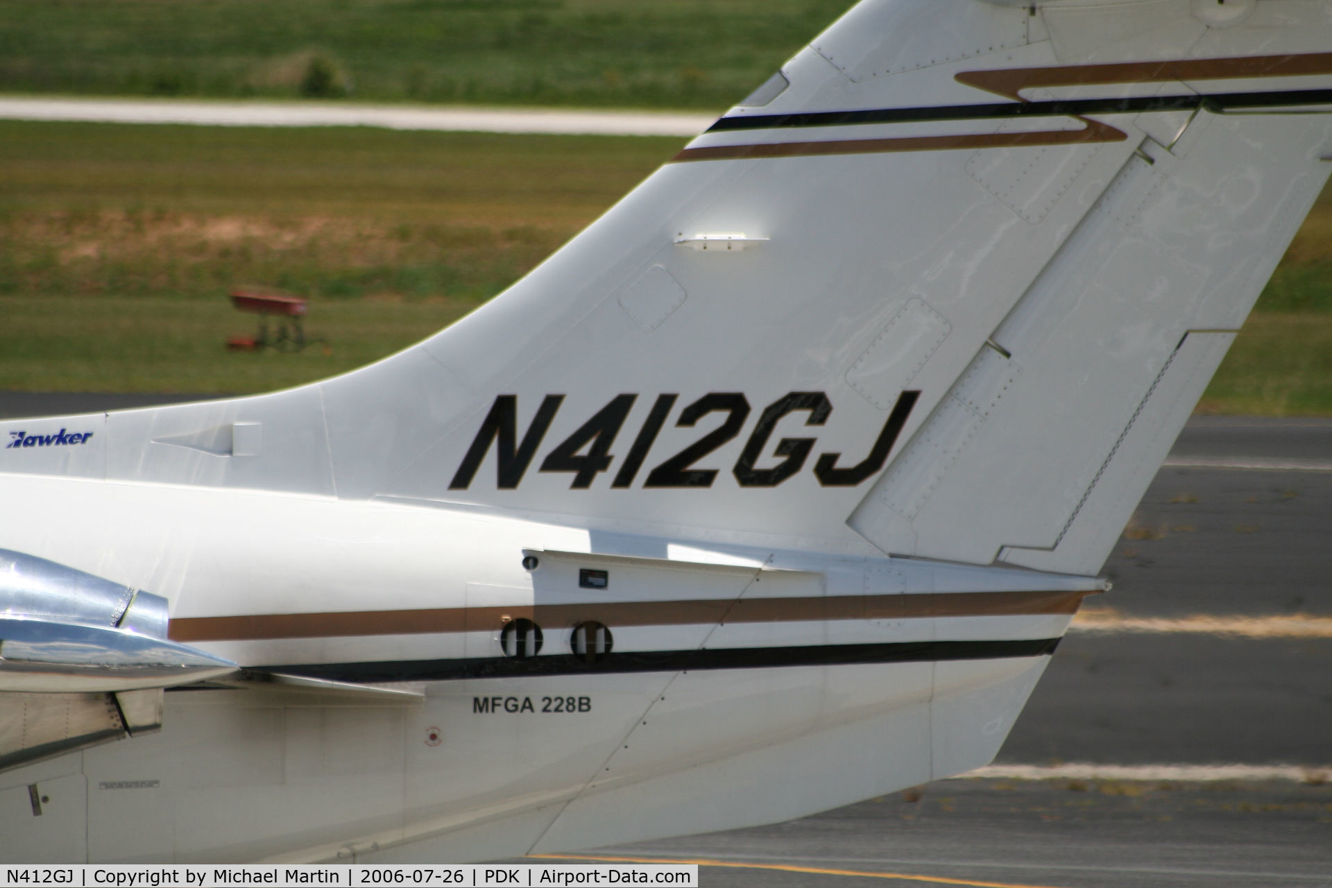 N412GJ, Raytheon Aircraft Company 400A C/N RK-412, Tail Numbers