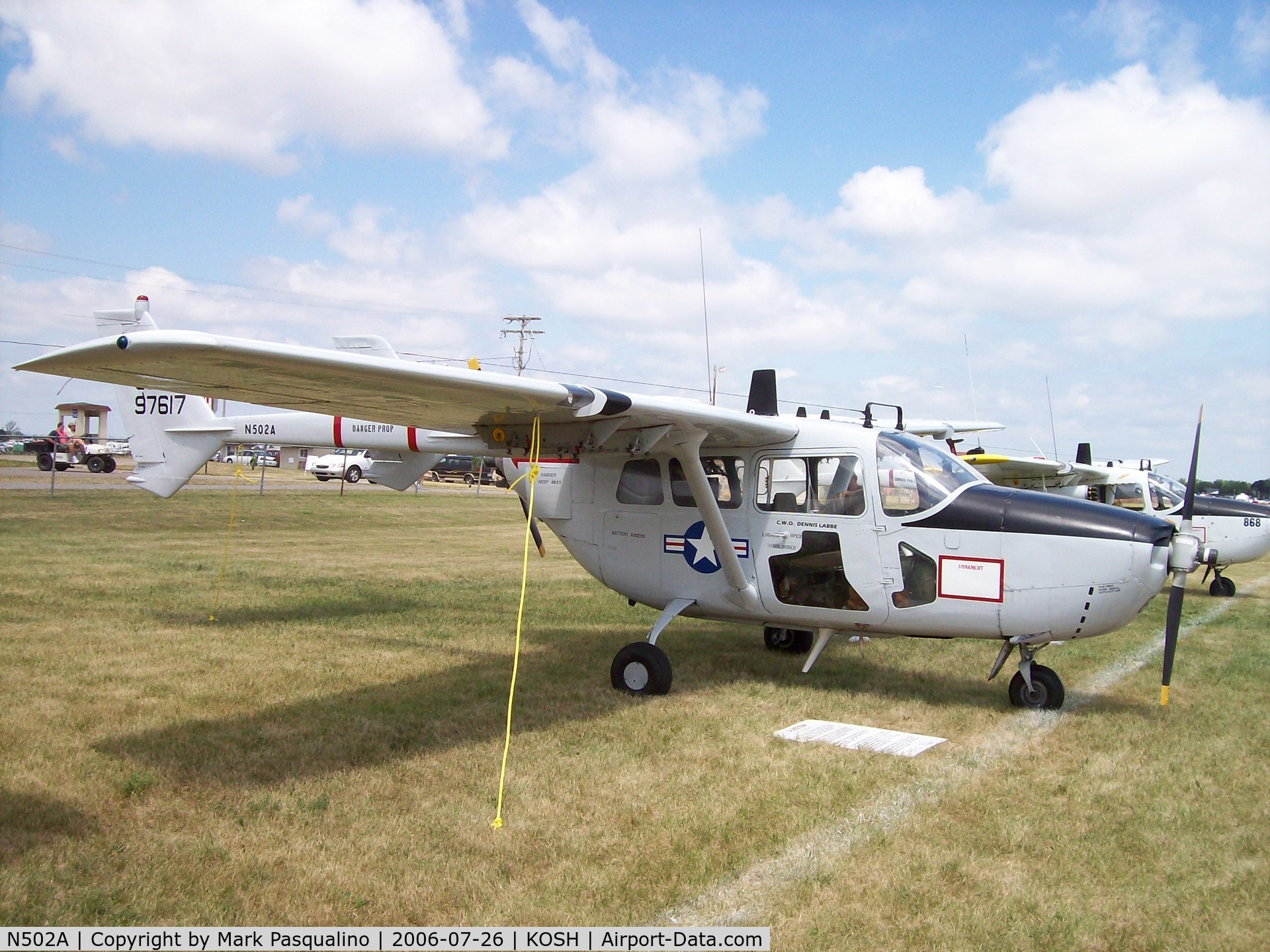 N502A, 1969 Cessna M337B (O-2A) Super Skymaster C/N 337M-0415 (69-7617), Cessna O-2A