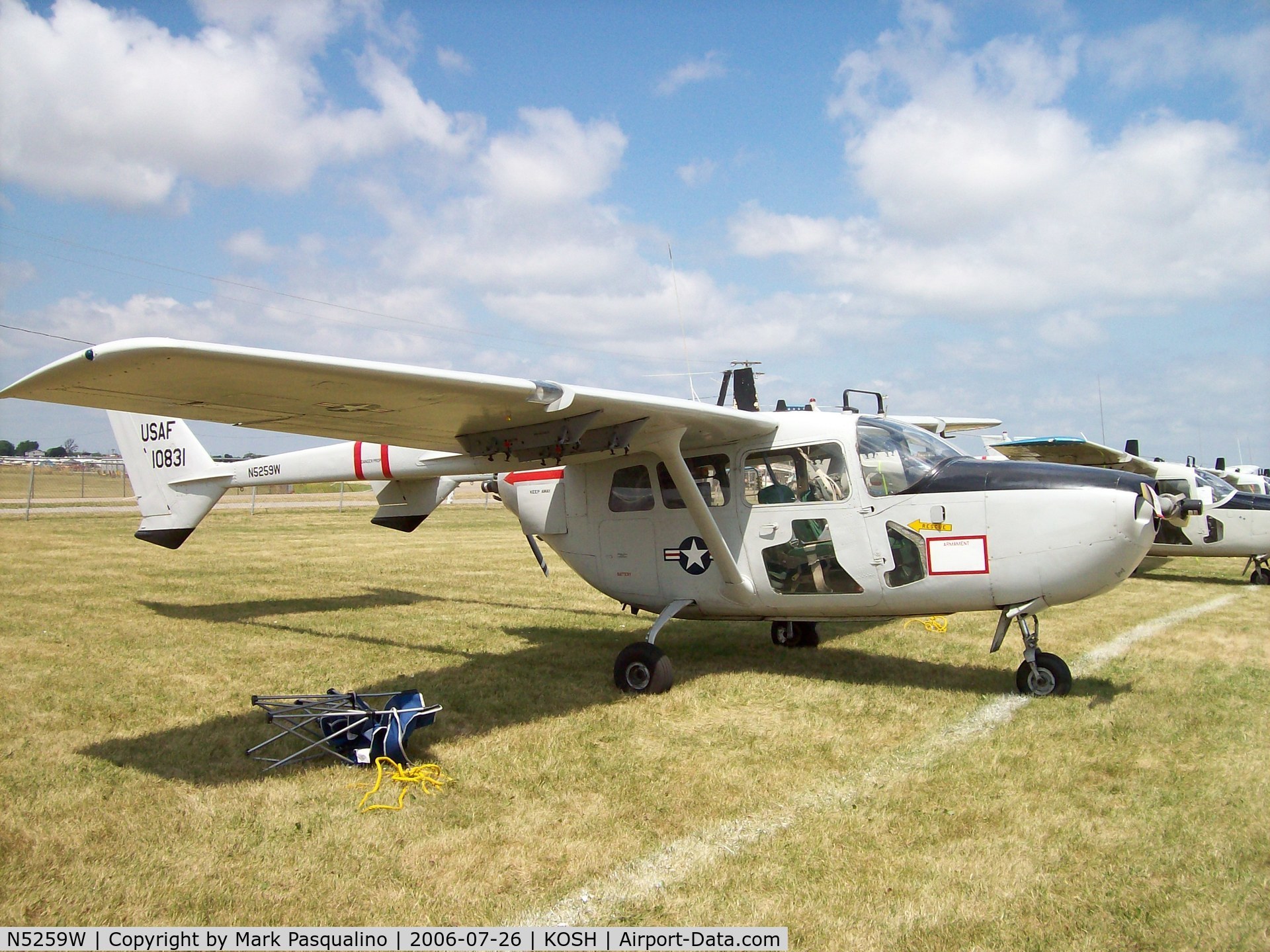 N5259W, 1968 Cessna M337B (O-2A) Super Skymaster C/N 337M-0196 (68-10831), Cessna O-2A