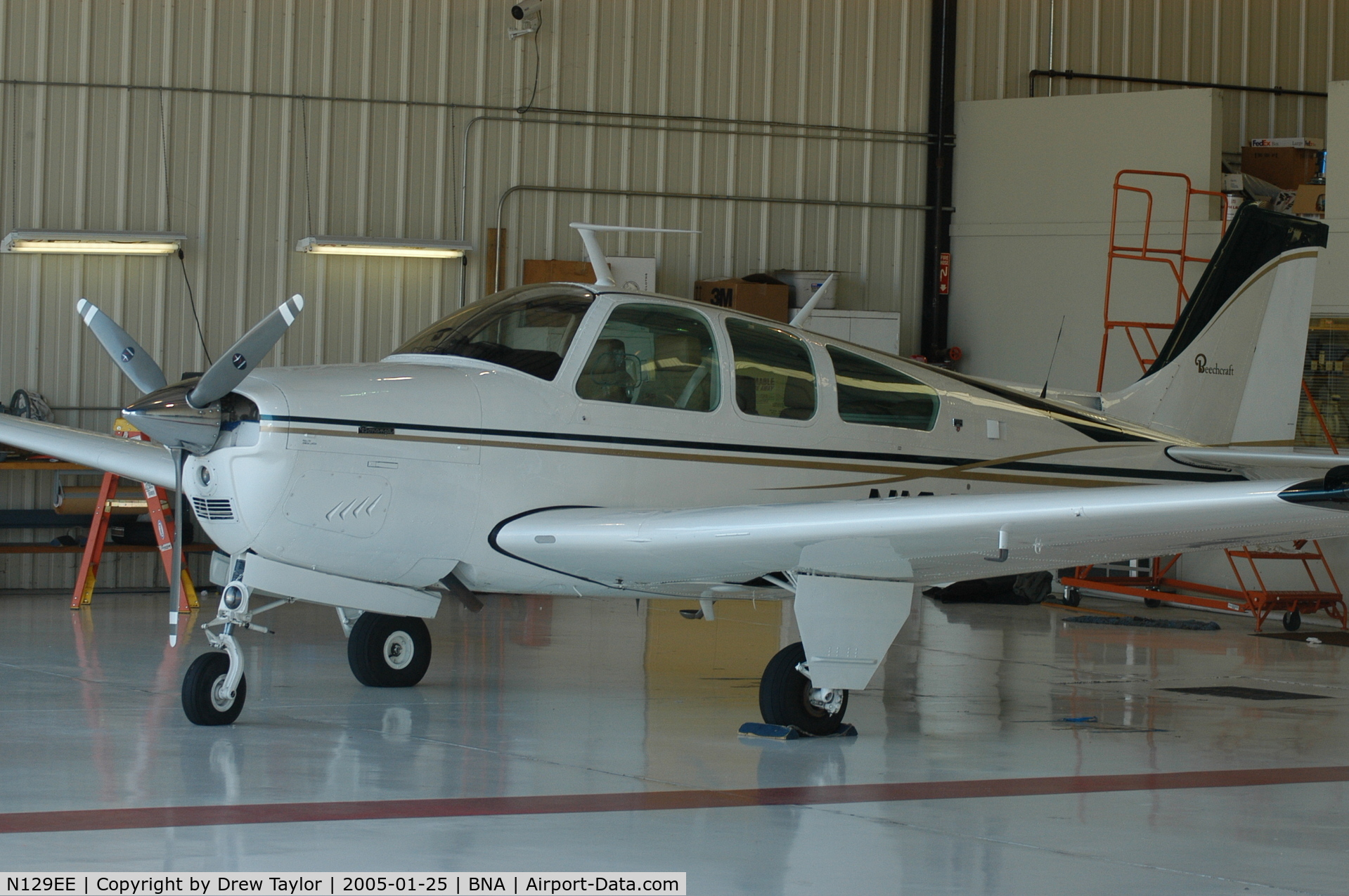 N129EE, 1977 Beech F33A Bonanza C/N CE-693, As owned by Drew Taylor