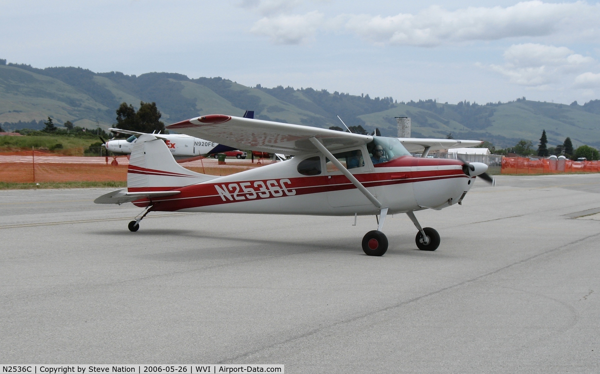 N2536C, 1954 Cessna 170B C/N 26180, 1954 Cessna 170B taxying @ Watsonville Municipal Airport, CA