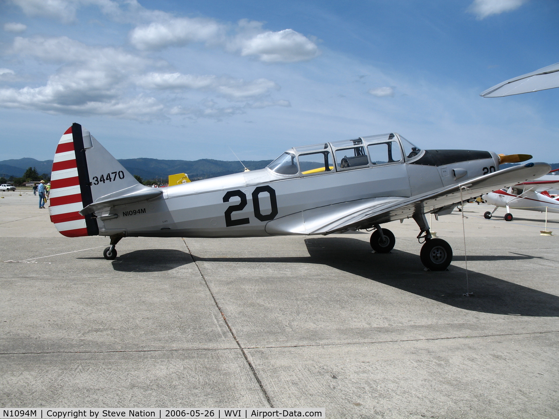 N1094M, 1943 Fairchild M-62A-3 Cornell II C/N T43-4470, 1943 Fairchild PT-26 43-4470/20 USAAC @ Watsonville Municipal Airport, CA