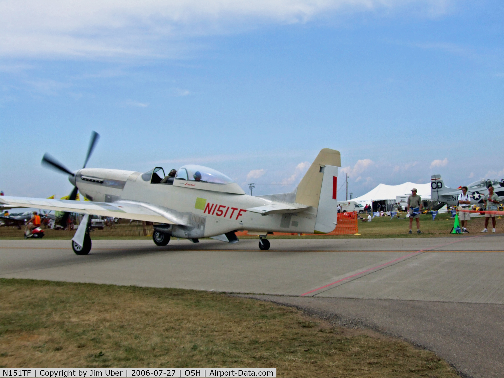 N151TF, 1944 North American P-51D Mustang C/N 122-31591 (44-63865), Going out to 