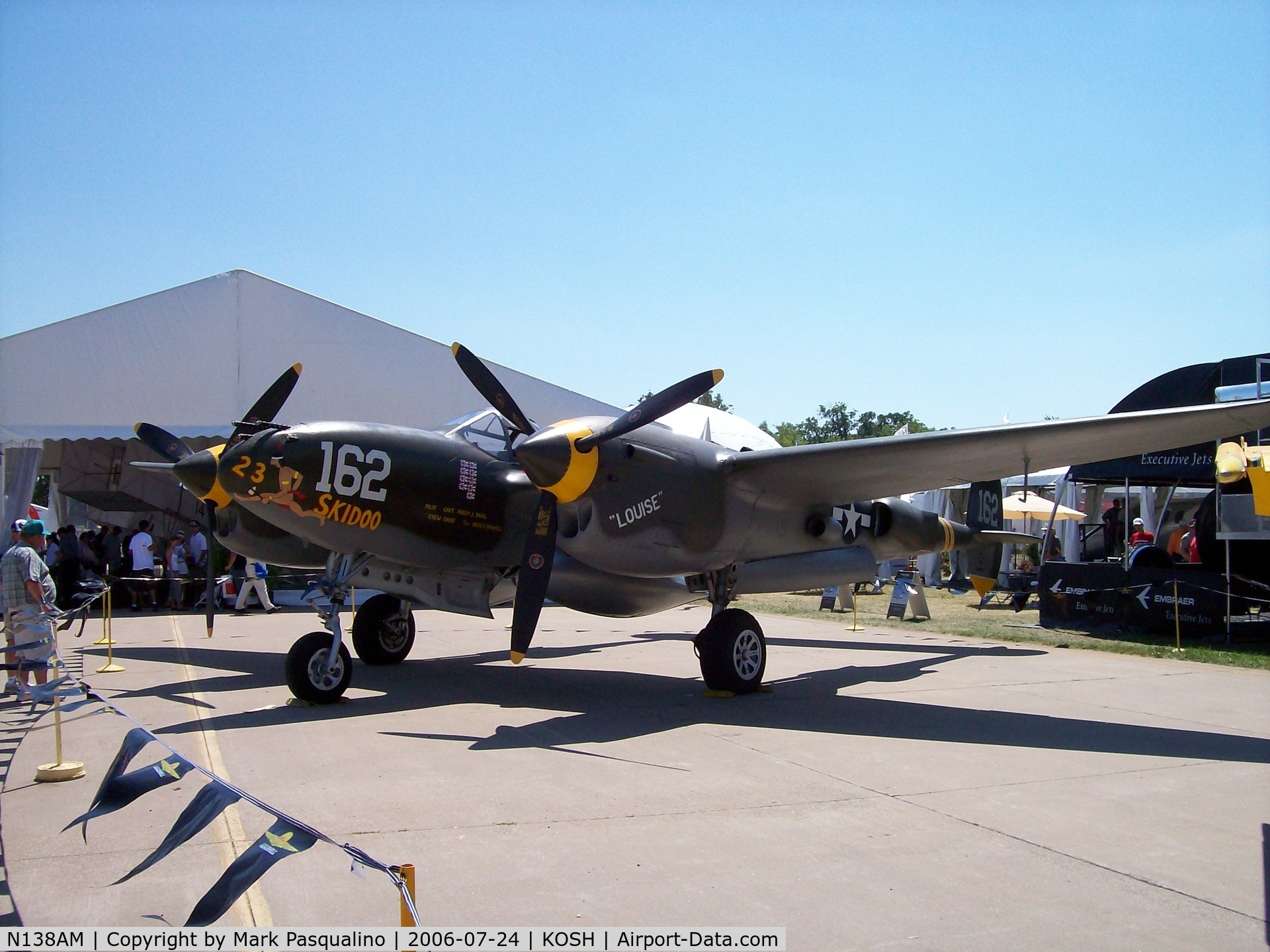 N138AM, 1943 Lockheed P-38J Lightning C/N 44-23314, Lockheed P-38J