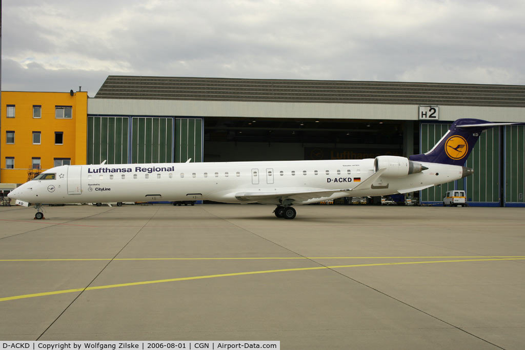 D-ACKD, 2006 Bombardier CRJ-900LR (CL-600-2D24) C/N 15080, new a/c