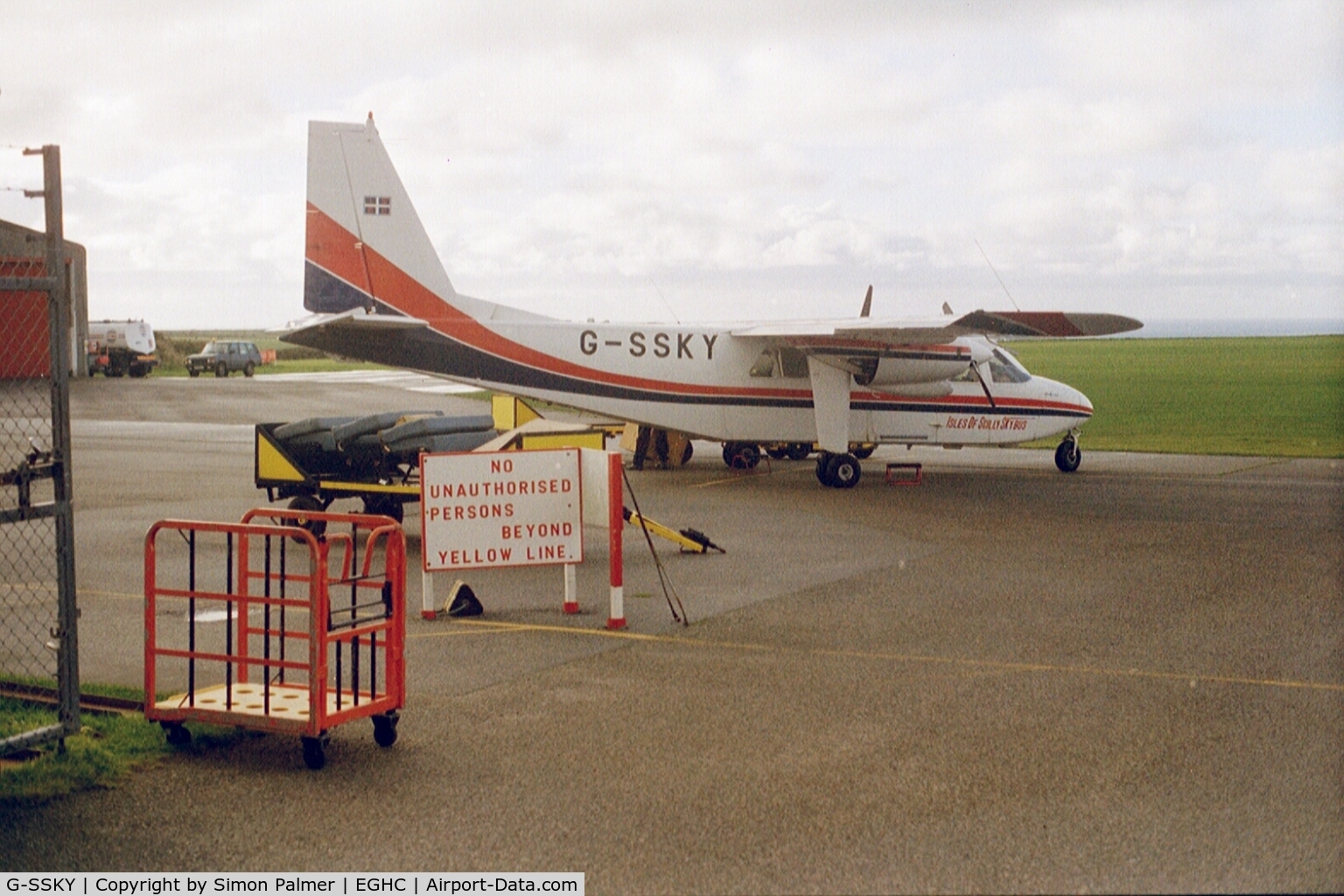 G-SSKY, 1991 Britten-Norman BN-2B-26 Islander C/N 2247, BN2 Islander of Isles of Scilly Skybus