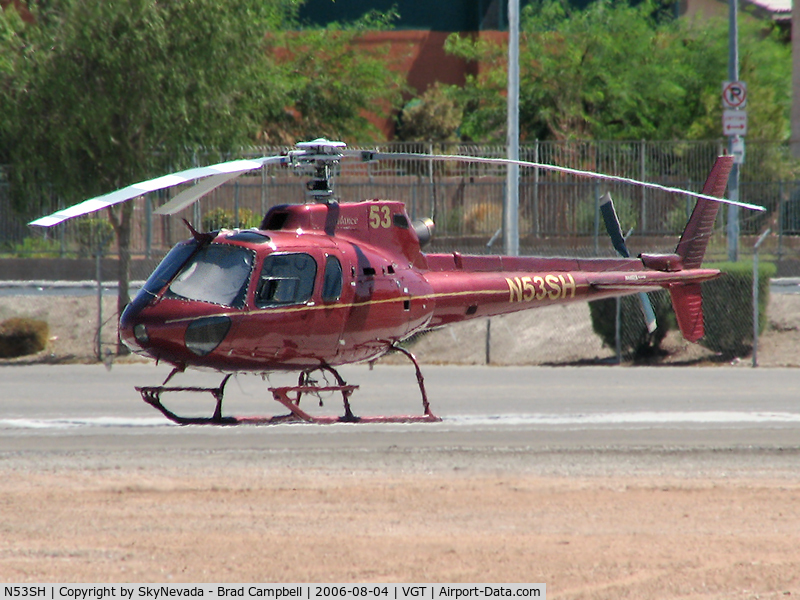 N53SH, 1987 Eurocopter AS-350B-2 Ecureuil Ecureuil C/N 2009, Sundance Helicopters / Aerospatiale AS350B1 ECUREUIL / Too hot to fly!