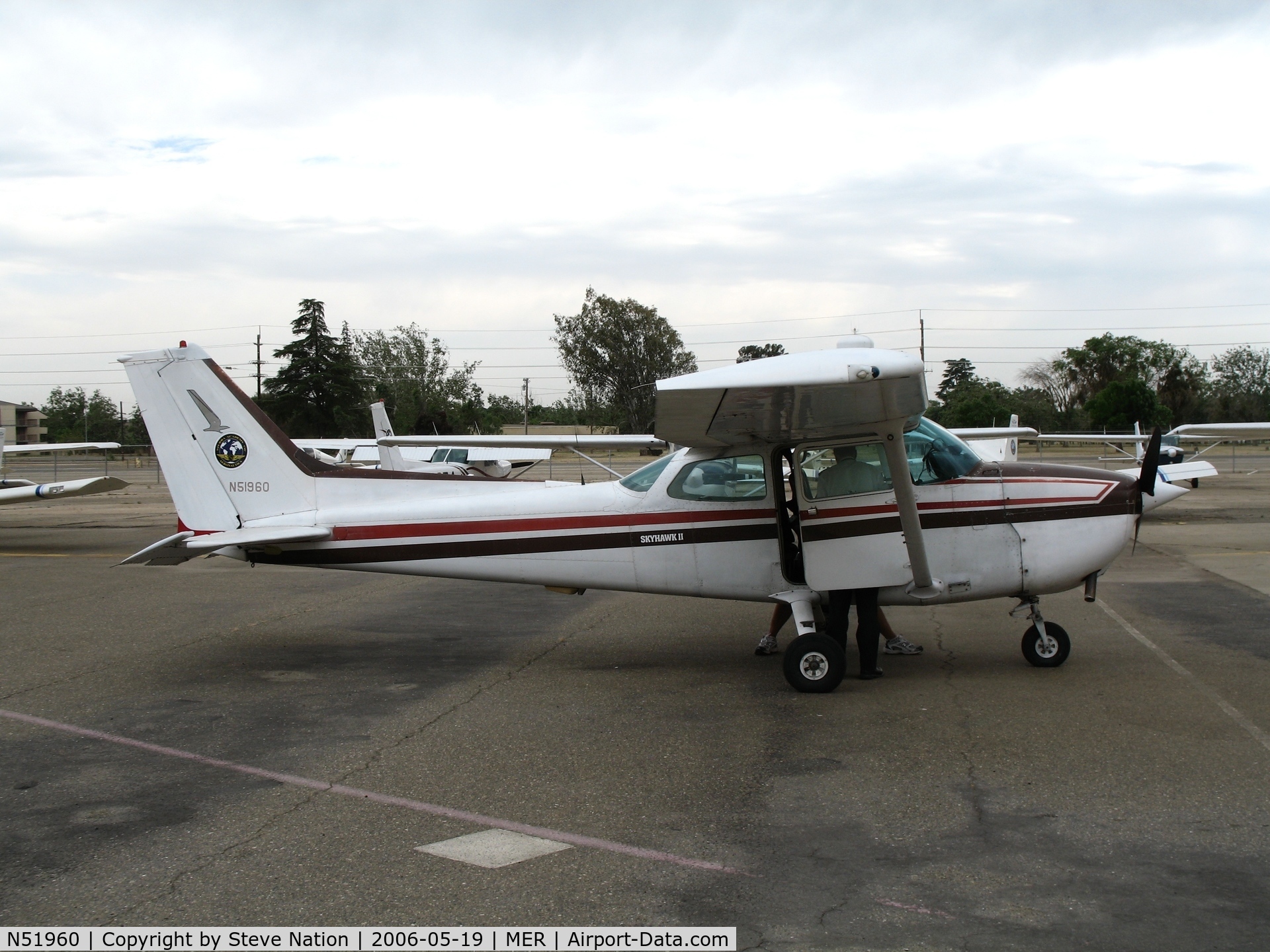 N51960, 1980 Cessna 172P C/N 17274384, Sierra Academy of Aeronautics 1980 Cessna 172P @ Castle AFB, CA