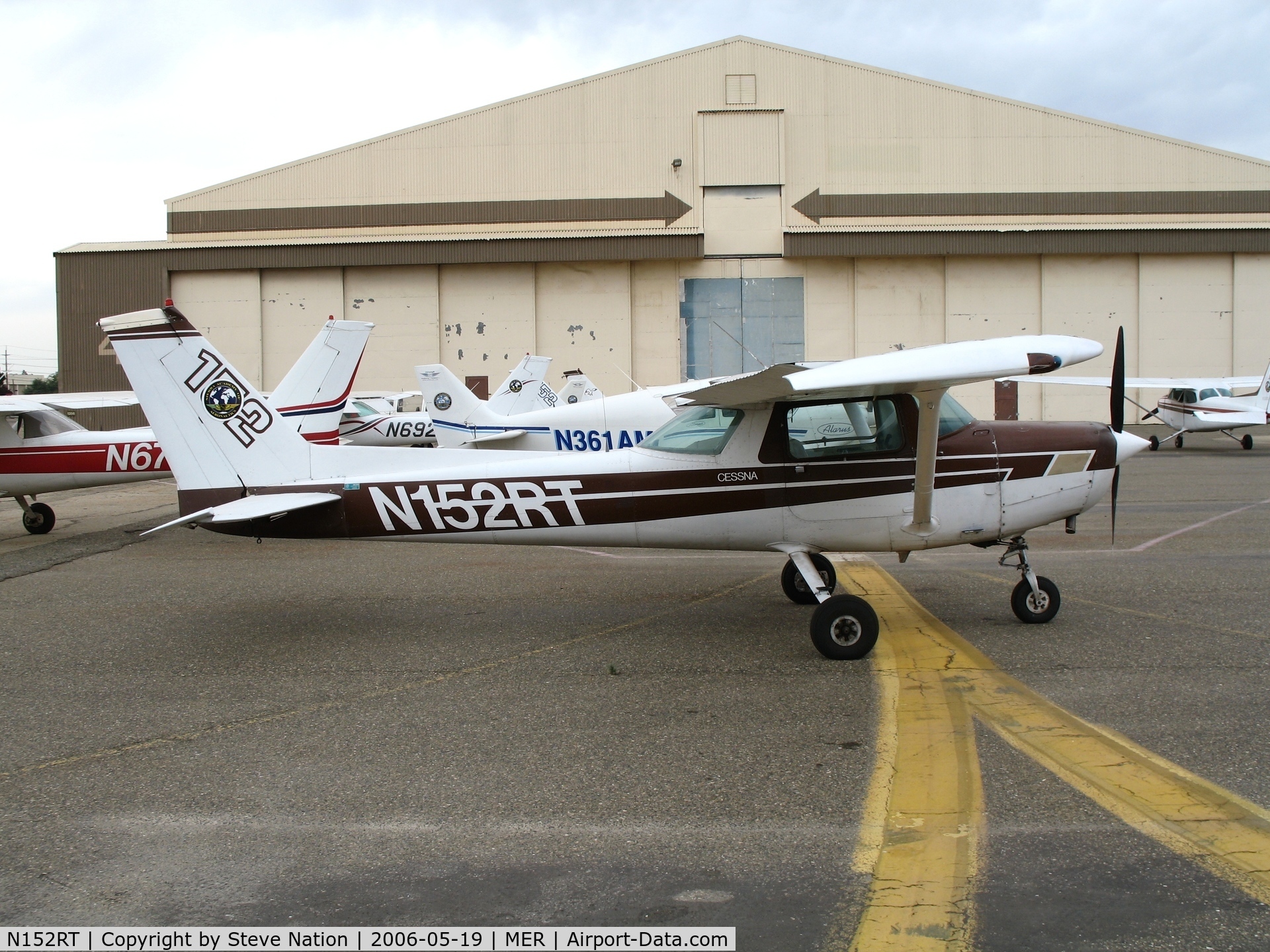 N152RT, 1978 Cessna 152 C/N 15281390, Sierra Academy of Aeronautics 1978 Cessna 152 @ Castle AFB, CA