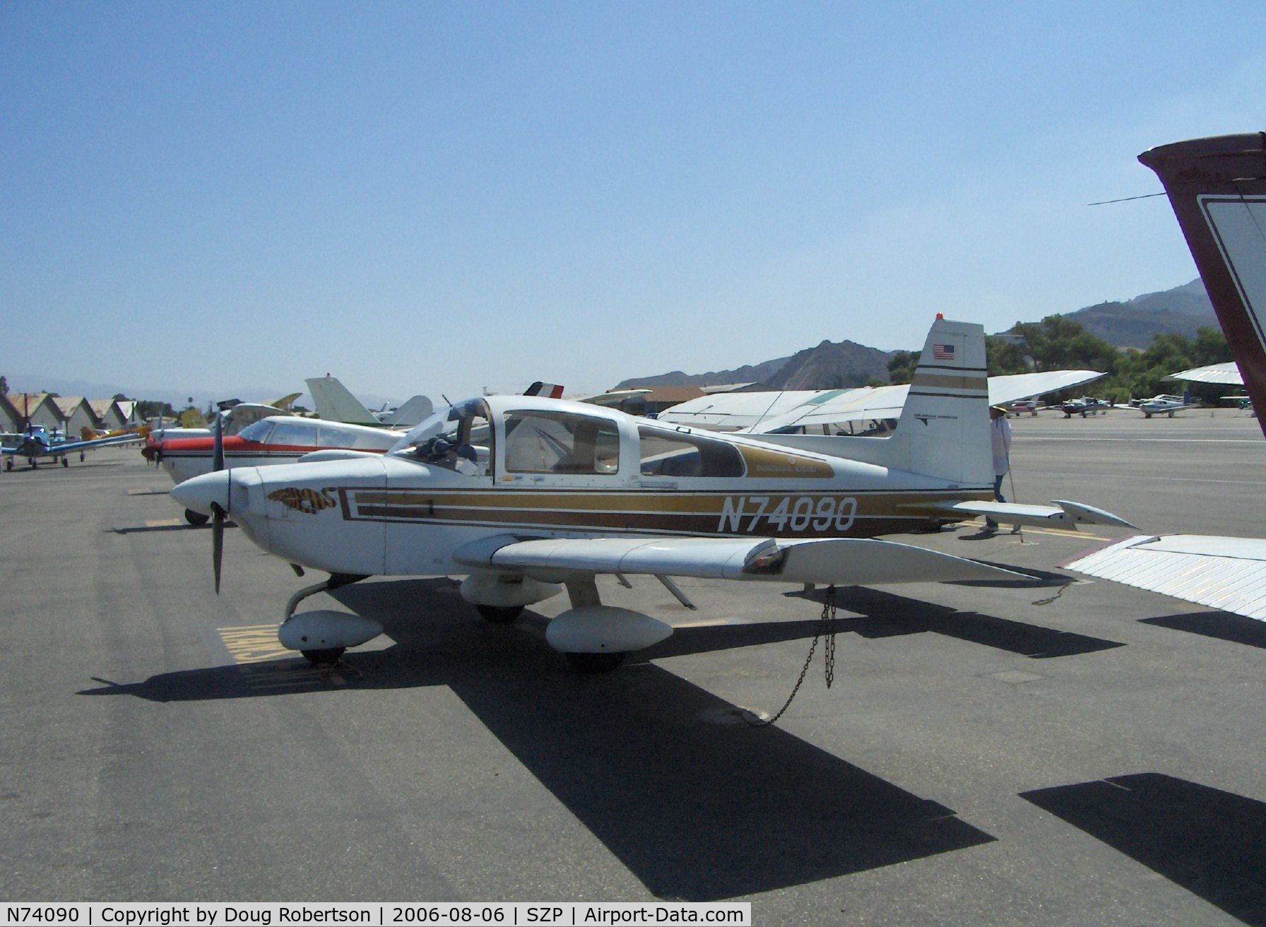 N74090, 1975 Grumman American AA-5B Tiger C/N AA5B-0126, 1975 Grumman American AA-5B TIGER, Lycoming O&VO-360 180 Hp, 'Infinitesimal Airlines'