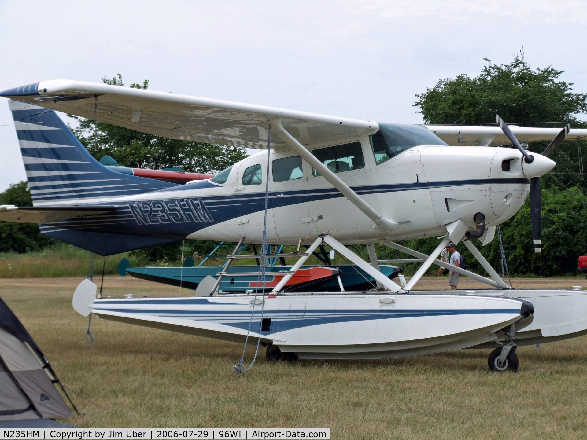 N235HM, 1984 Cessna TU206G Turbo Stationair C/N U20606795, Cessna 206 on floats in the north 40