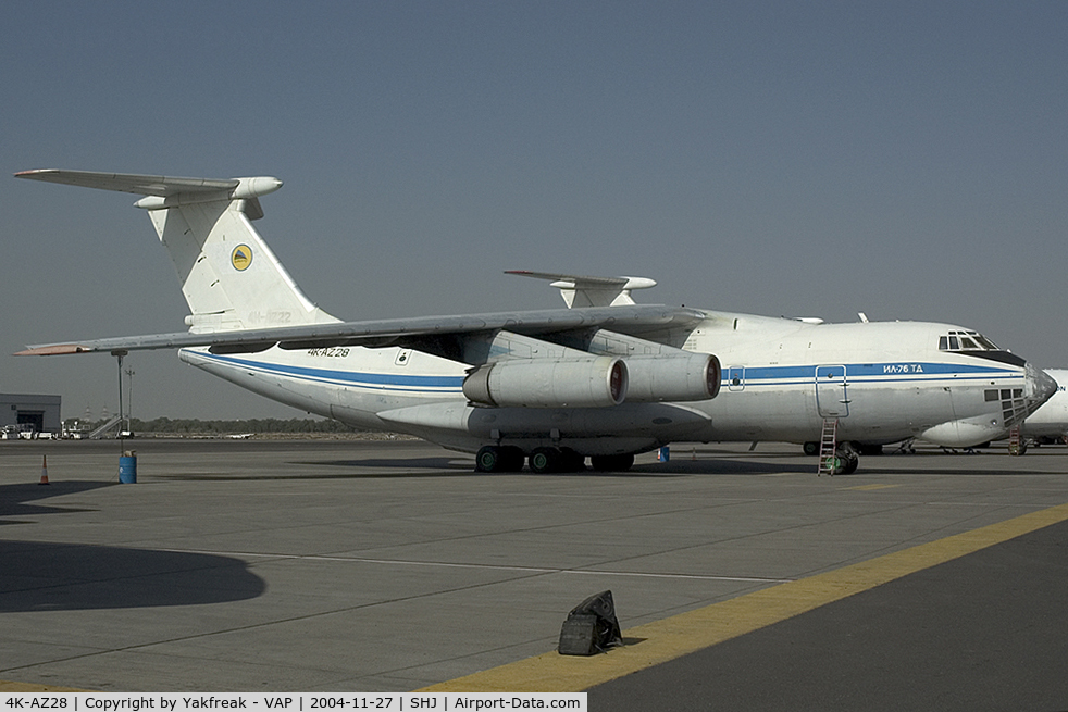 4K-AZ28, 1986 Ilyushin Il-76TD C/N 0063471147, Azerbaijan Airlines Iljuschin 76