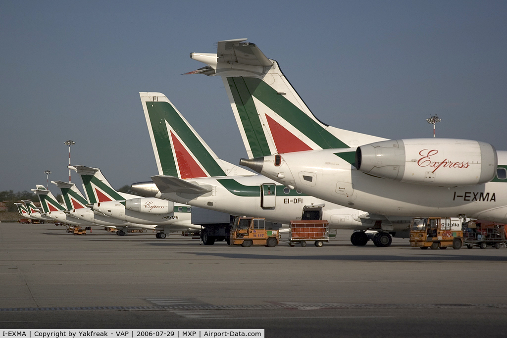 I-EXMA, 2000 Embraer ERJ-145LR (EMB-145LR) C/N 145250, some Alitalia regionals
