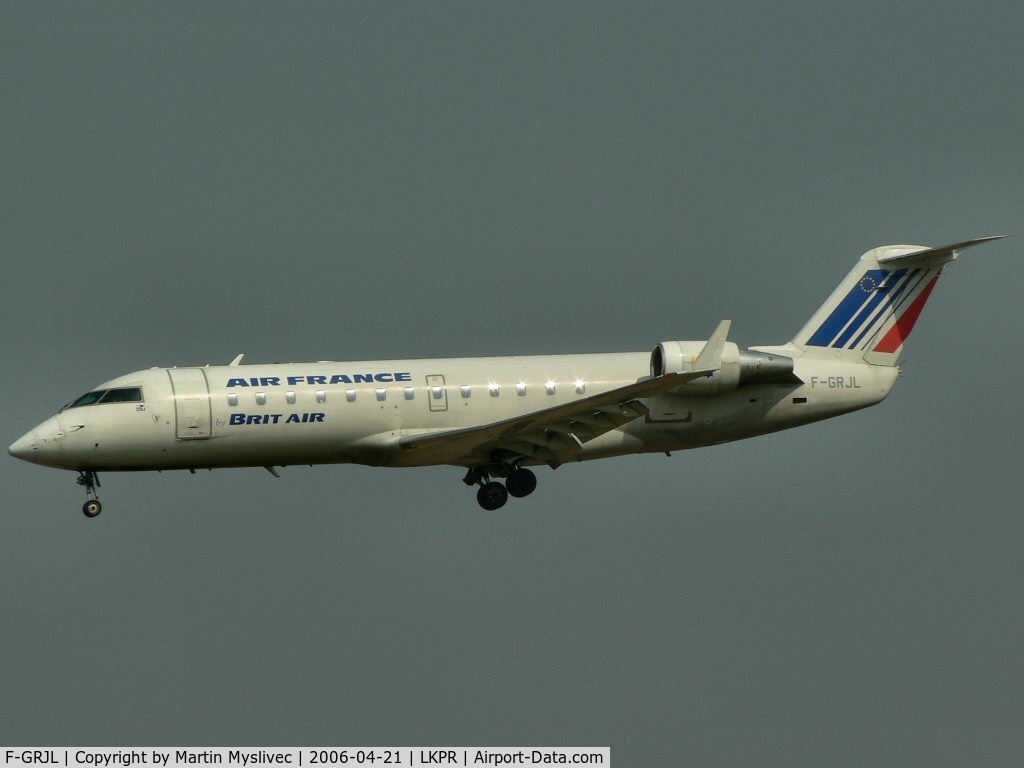 F-GRJL, 1998 Canadair CRJ-100ER (CL-600-2B19) C/N 7221, CRJ-100ER