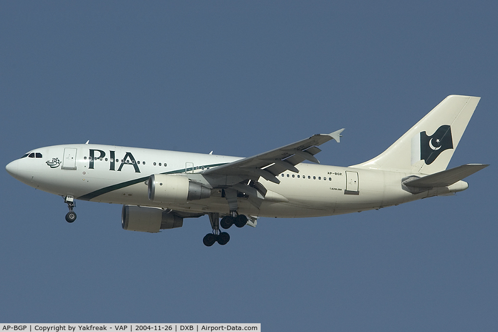 AP-BGP, 1993 Airbus A310-324 C/N 682, PIA Airbus A310