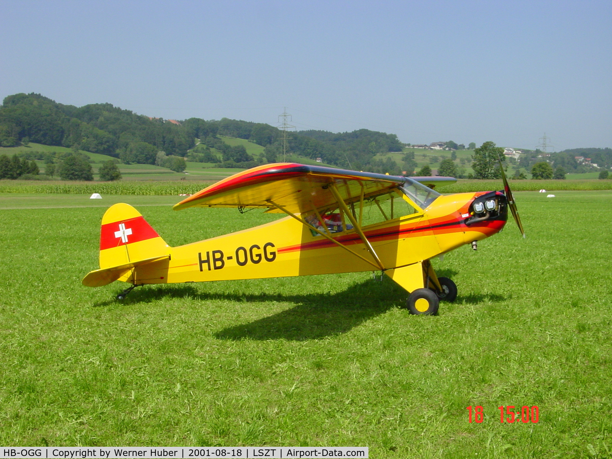 HB-OGG, 1943 Piper J3C-65 Cub Cub C/N 10993, PIPER J-3C-65/L-4..