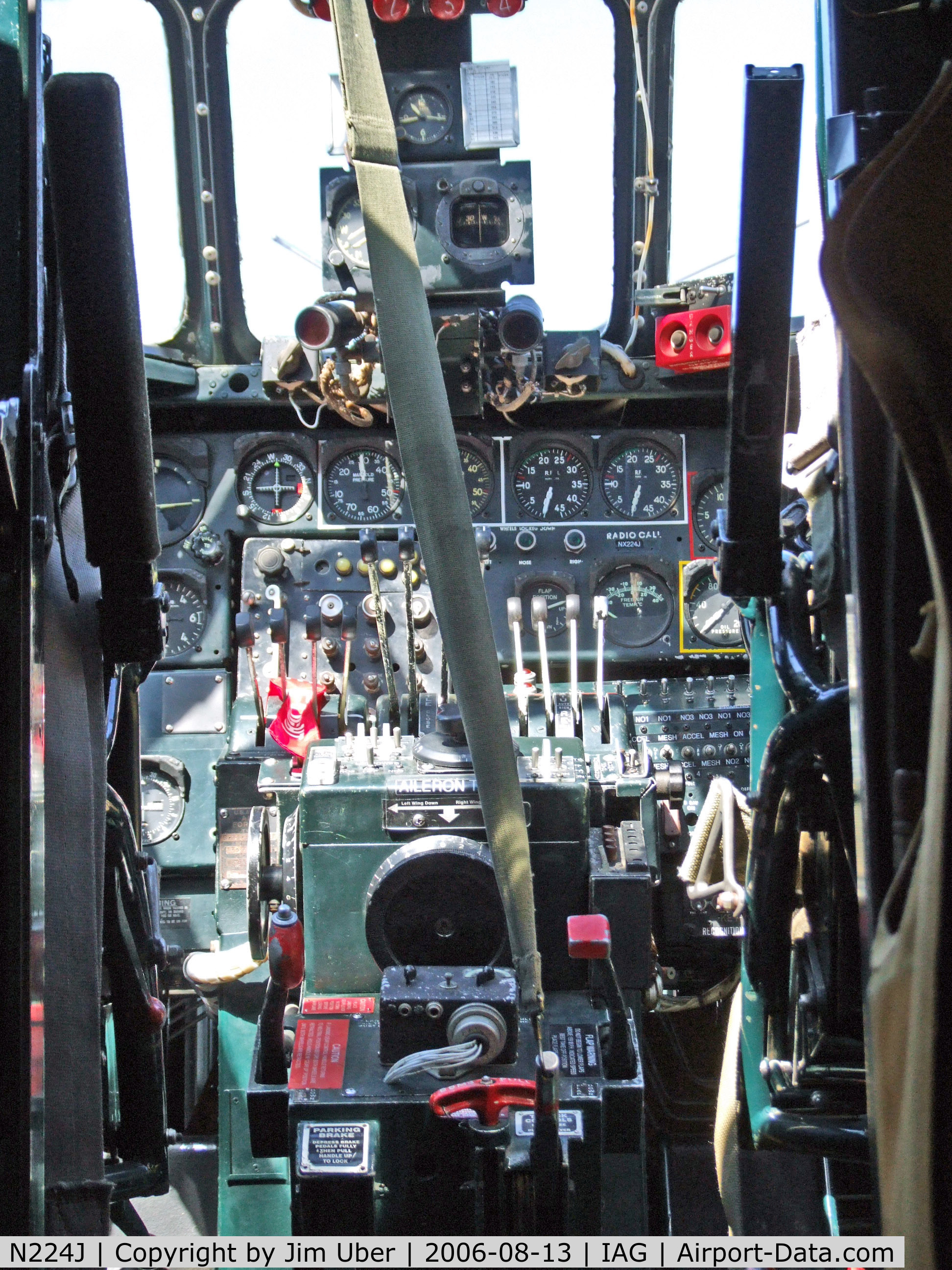 N224J, 1944 Consolidated B-24J-85-CF Liberator C/N 1347 (44-44052), Cockpit view