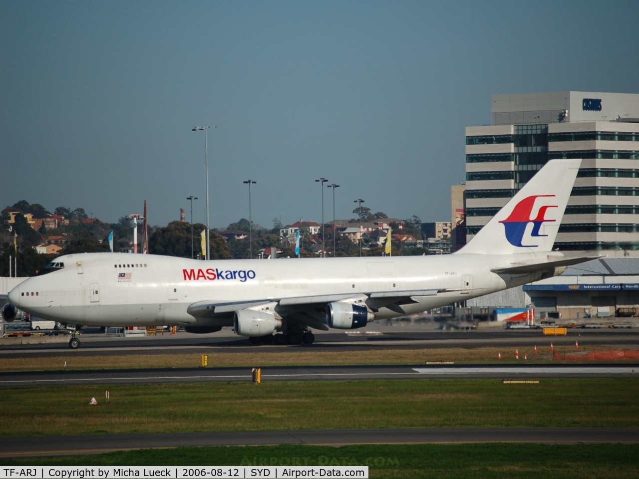 TF-ARJ, 1987 Boeing 747-236SF C/N 23735, MASkargo in Sydney