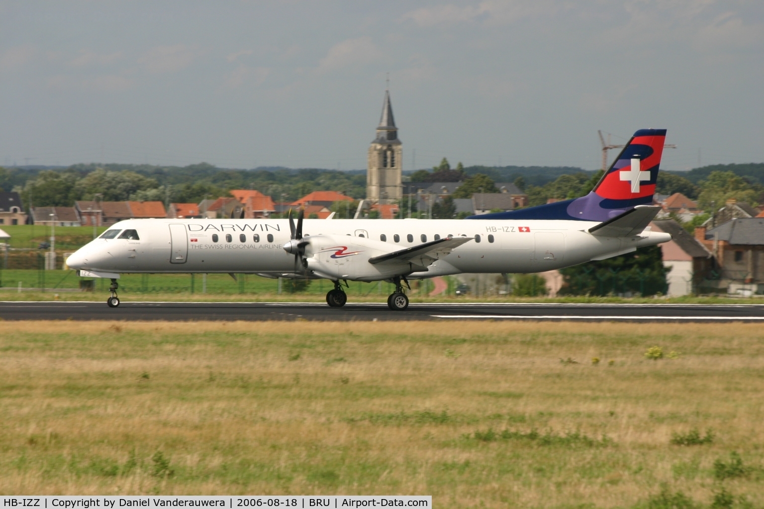 HB-IZZ, 1997 Saab 2000 C/N 2000-048, Now active to DARWIN The Swiss Regional Airline