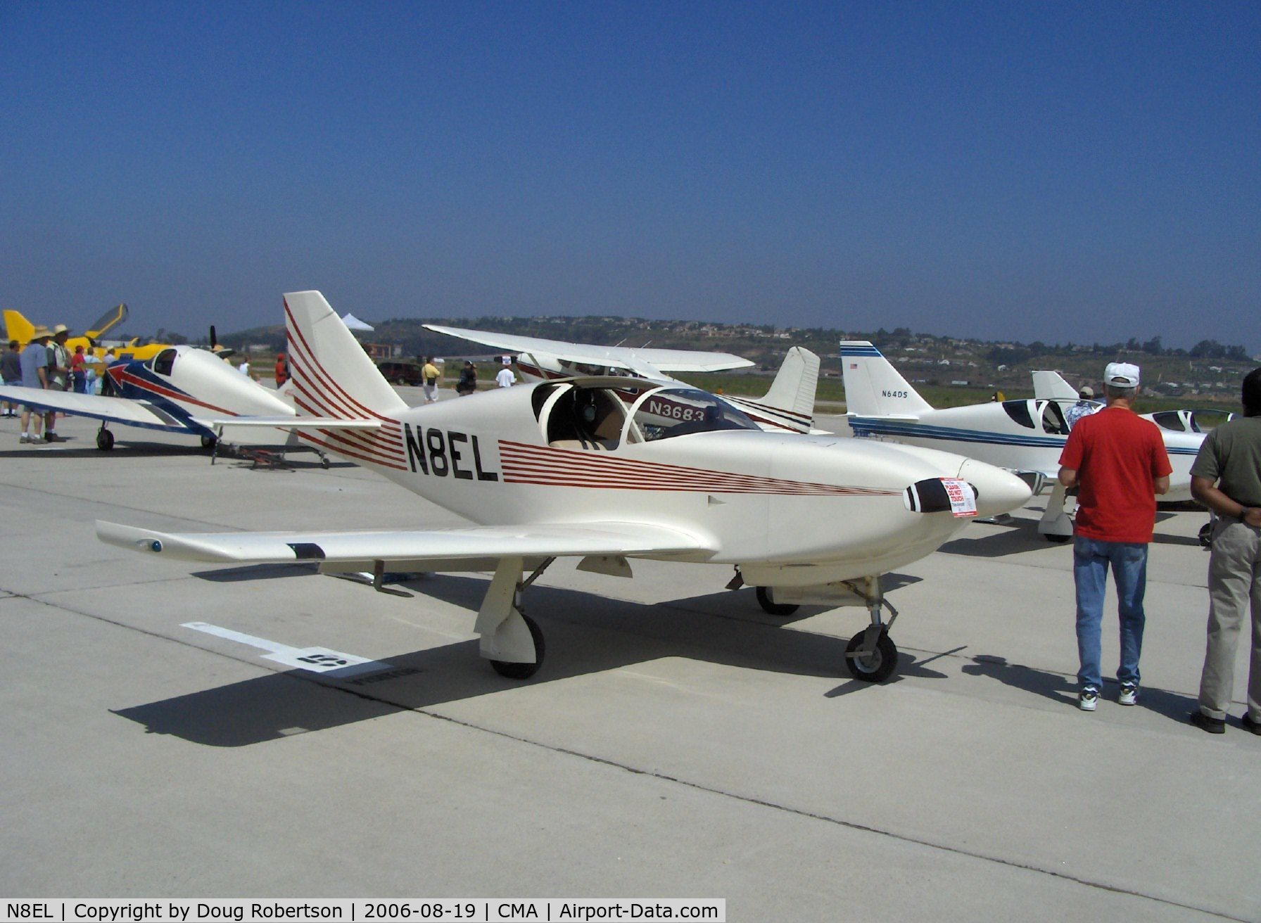 N8EL, 1992 Stoddard-Hamilton Glasair C/N 614R, 1992 Hall STODDARD-HAMILTON GLASAIR, Lycoming IO-360-B1E 180 Hp