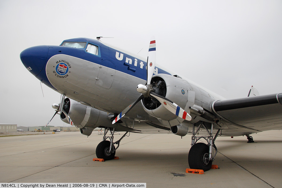 N814CL, 1945 Douglas DC-3C (C-47B-50-DK) C/N 34370, Clay Lacy's 1945 Douglas DC-3C N814CL 