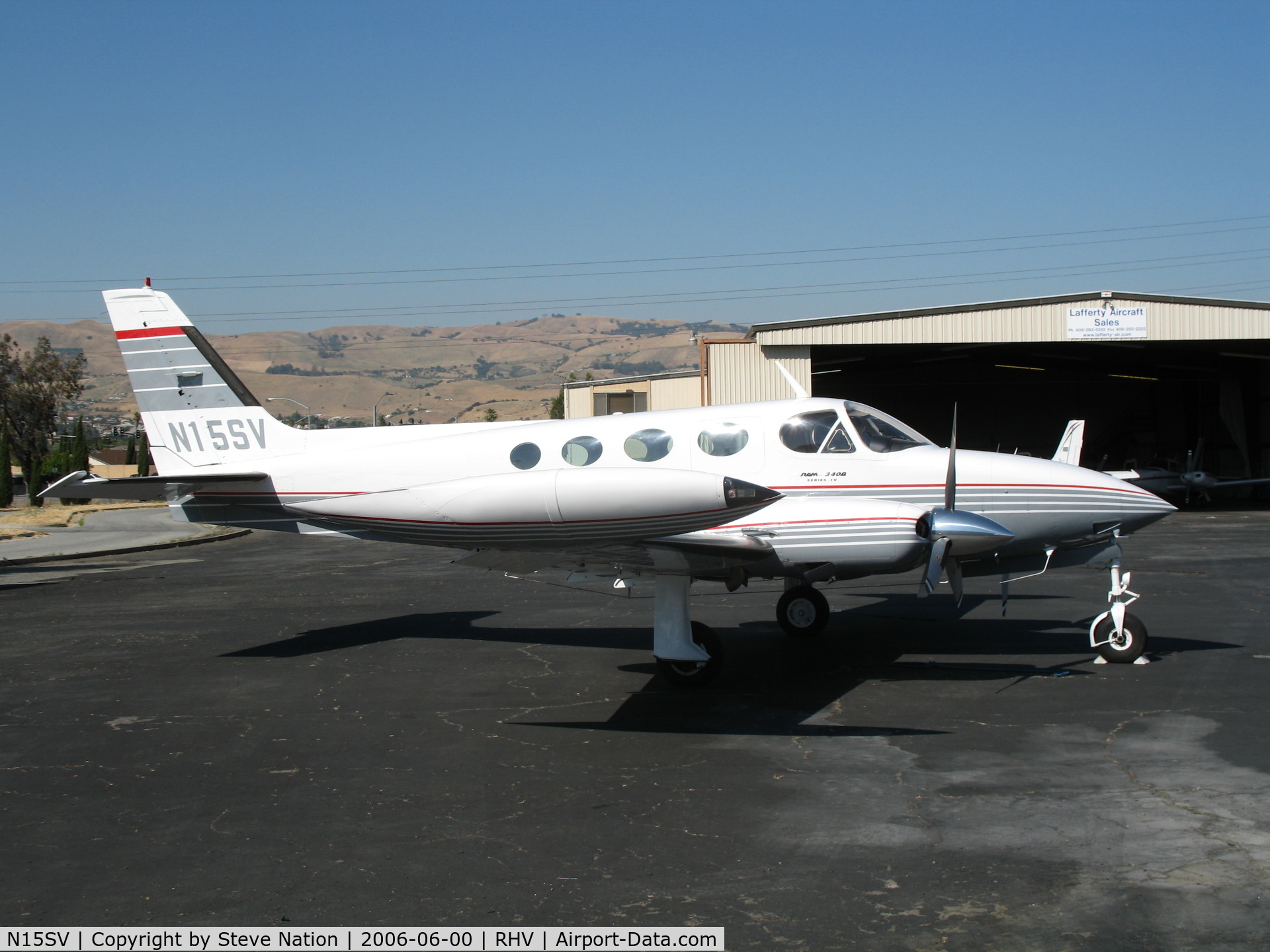 N15SV, 1977 Cessna 340A C/N 340A0226, Vincent Enterprises 1977 Cessna 340A @ Reid-Hillview Airport (San Jose), CA