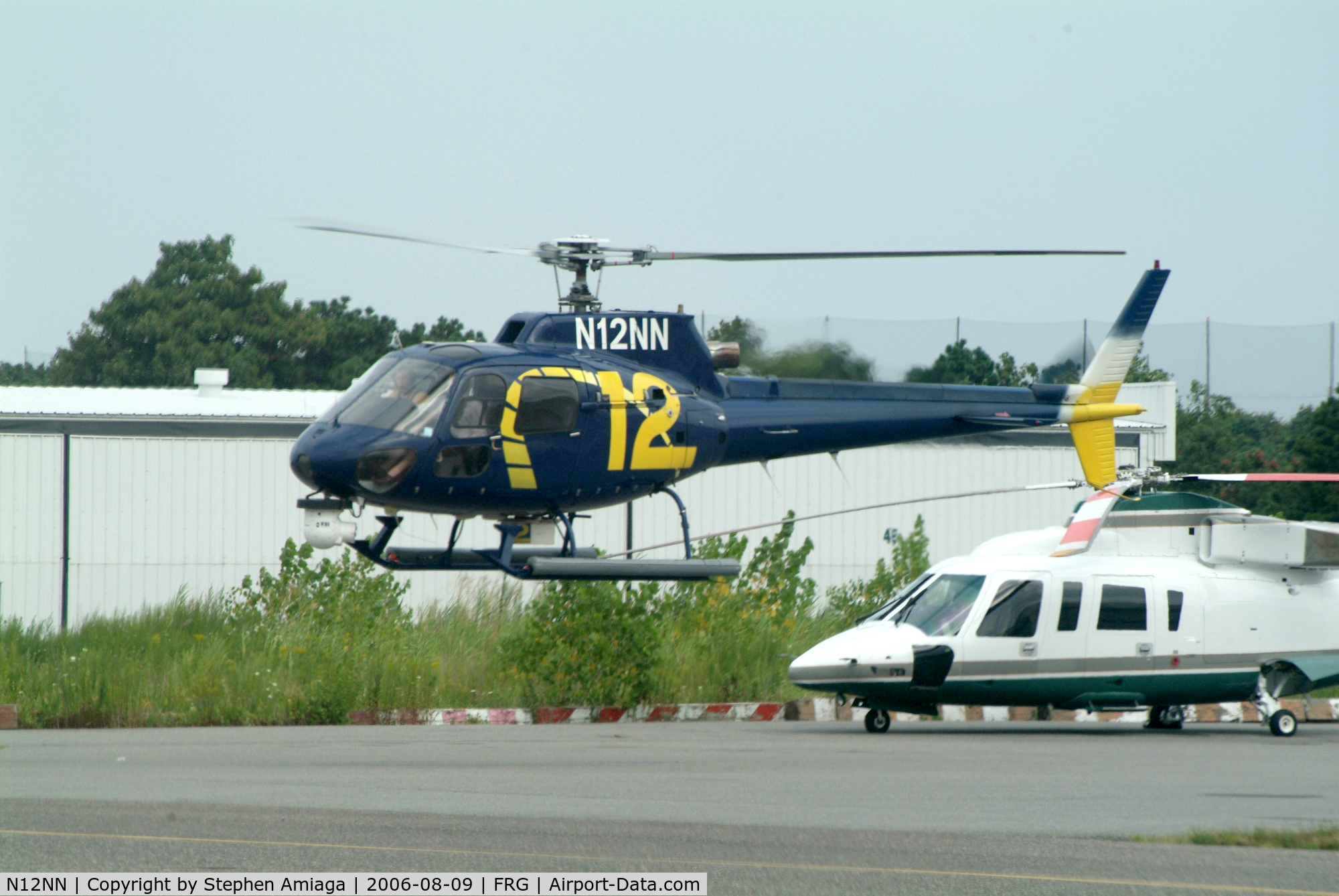 N12NN, 1980 Aerospatiale AS-350BA Ecureuil C/N 1355, News Copter 12, heading out to watch another fender bender...