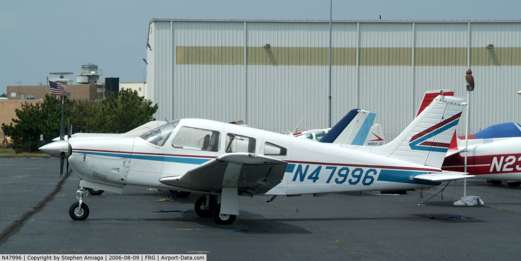 N47996, 1977 Piper PA-28R-201 Cherokee Arrow III C/N 28R-7837023, CTL's Arrow on the E - Ramp.