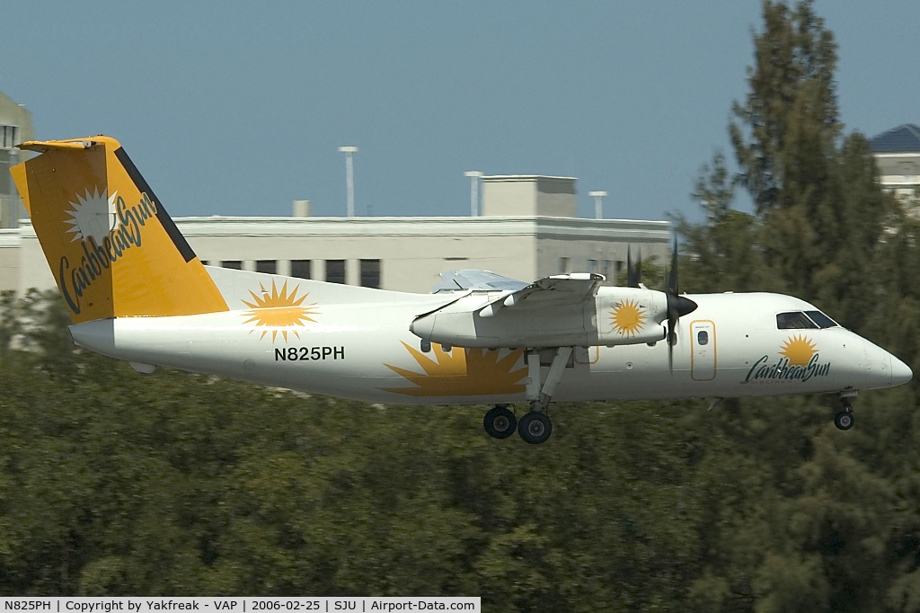 N825PH, Boeing DHC-8-102 C/N 213, Carribean Sun Dash8-100
