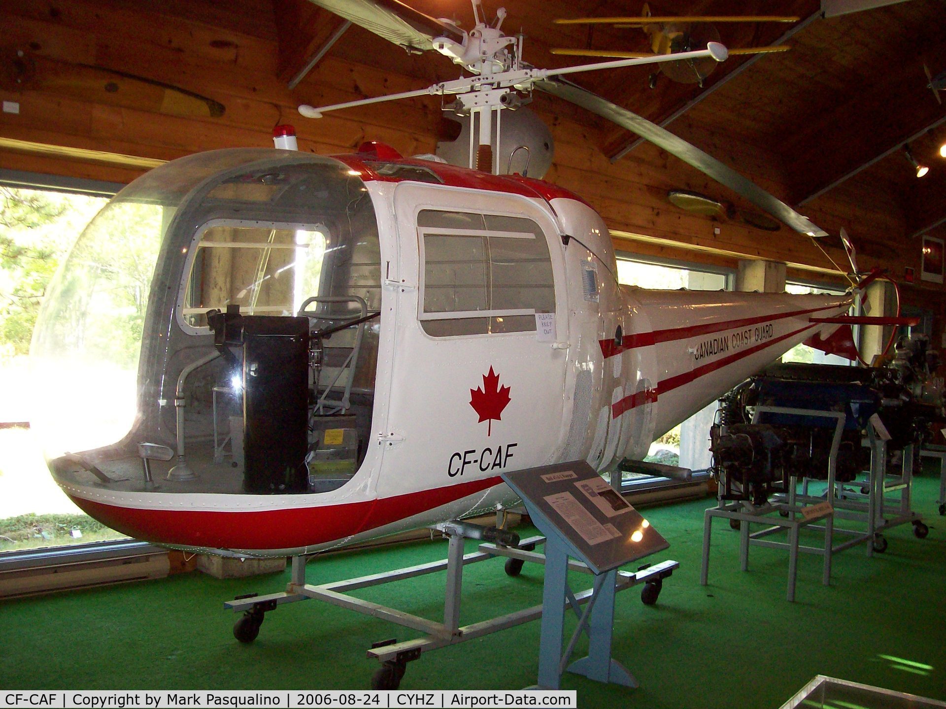 CF-CAF, Bell 47J-2 Ranger C/N 1827, Bell 47J-2  Used to be CF-CAF