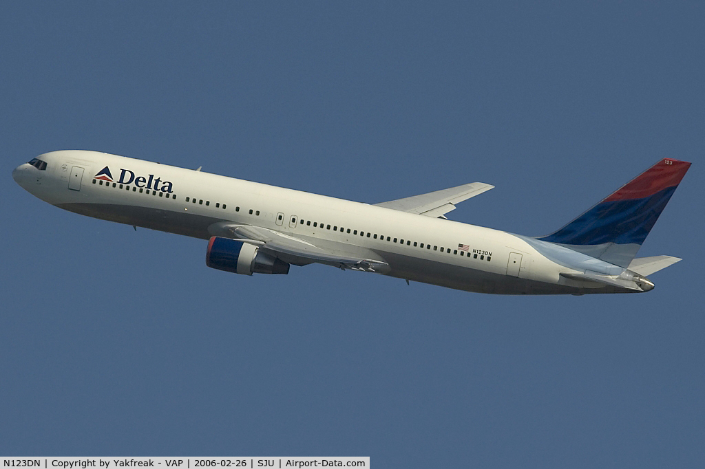 N123DN, 1987 Boeing 767-332 C/N 23437, Delta Airlines Boeing 767-300