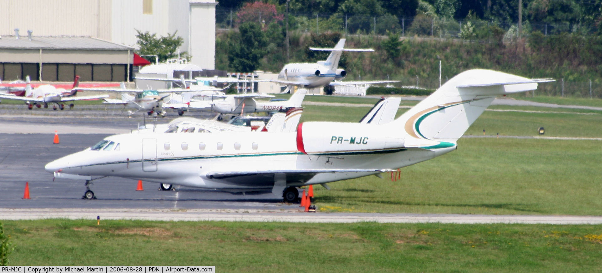 PR-MJC, 2005 Cessna 750 Citation X Citation X C/N 750-0237, Visitor from Brazil (MJC - My Jesus Christ)