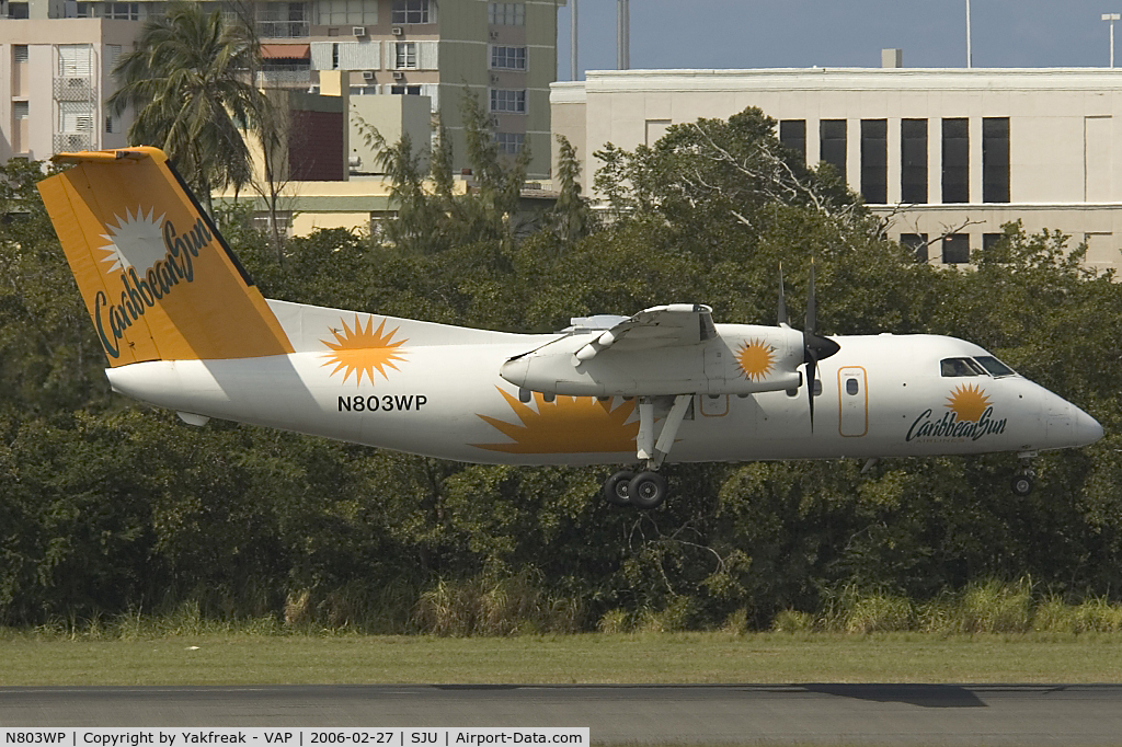 N803WP, 1989 De Havilland Canada DHC-8-103 Dash 8 C/N 141, Carribean Sun Dash8-100