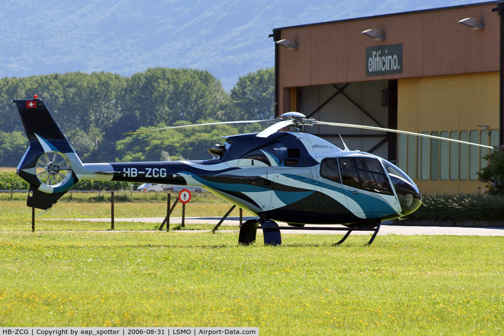 HB-ZCG, 2000 Eurocopter EC-120B Colibri C/N 1095, waiting for passengers