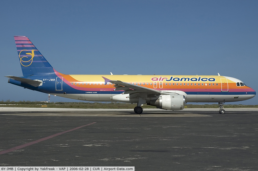 6Y-JMB, 1994 Airbus A320-212 C/N 422, Air Jamaica Airbus A320