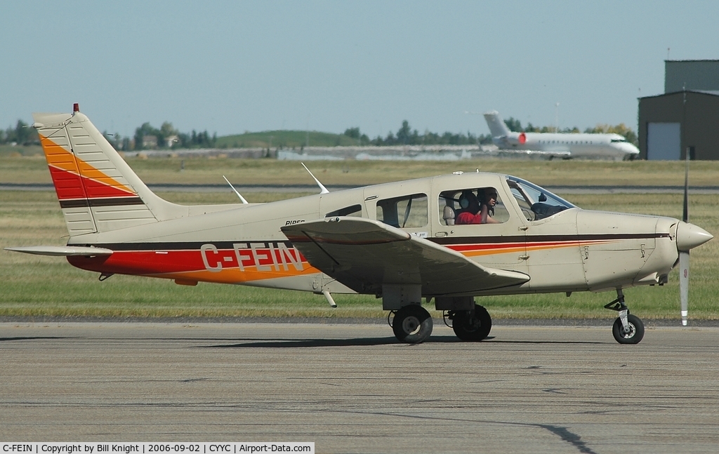 C-FEIN, 1979 Piper PA-28-161 C/N 28-8016178, Heading for a top-up.