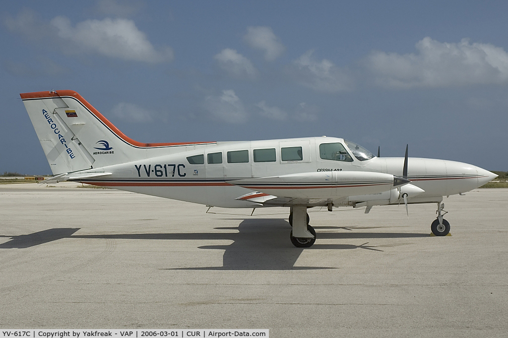 YV-617C, Cessna 402B Businessliner C/N 402B0896, Aerocaribe Cessna 402