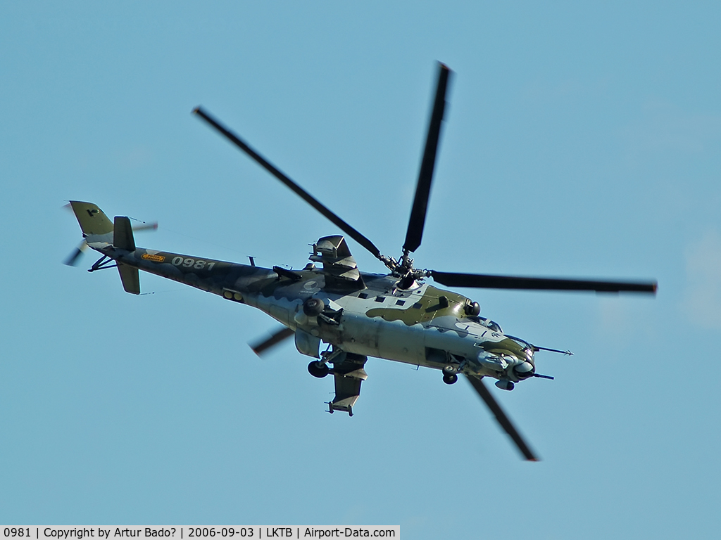 0981, Mil Mi-24V C/N 220981, Czech Air Force